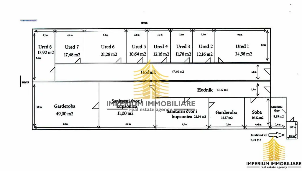 Poslovni prostor za najam – Kaštel Sućurac, 320 m²