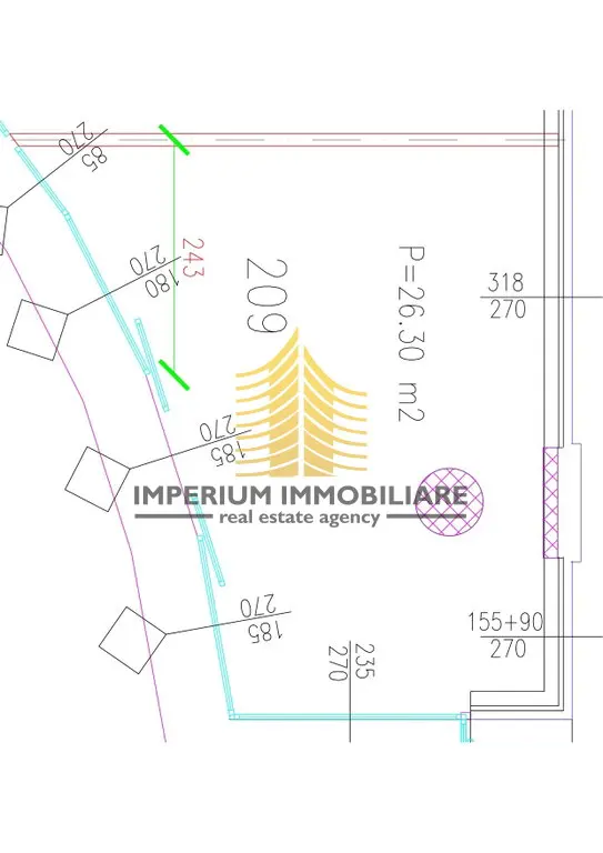 Poslovni prostor za najam – Donji grad, Zagreb, 27 m²
