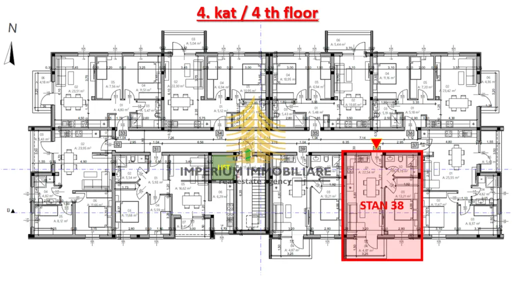 Stan na prodaju – Monvidal, Pula, 45,4 m², 1,5-sobni – fotografija 3