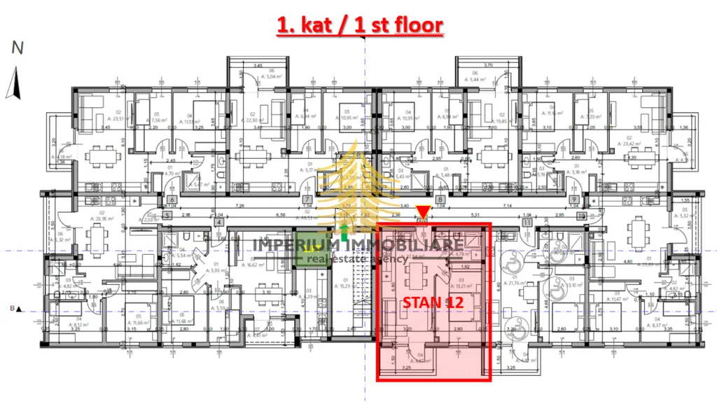 Stan na prodaju – Monvidal, Pula, 45,4 m², 1,5-sobni – fotografija 3
