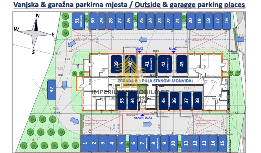 Stan na prodaju – Monvidal, Pula, 45,39 m², 1,5-sobni – fotografija 6