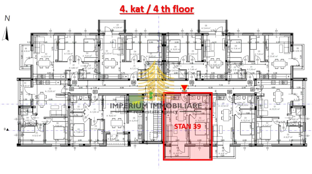 Stan na prodaju – Monvidal, Pula, 45,4 m², 1,5-sobni – fotografija 3