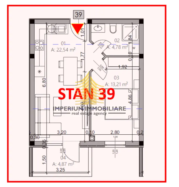 Stan na prodaju – Monvidal, Pula, 45,4 m², 1,5-sobni – fotografija 4