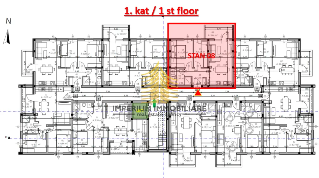 Stan na prodaju – Monvidal, Pula, 54,09 m², 2,5-sobni – fotografija 3