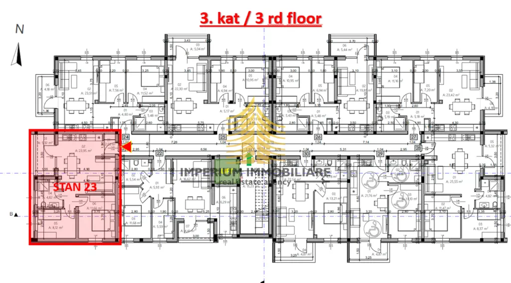 Stan na prodaju – Monvidal, Pula, 55,9 m², 2,5-sobni – fotografija 3