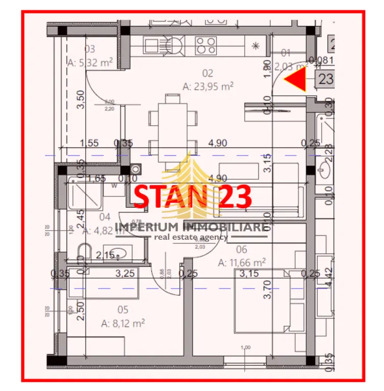Stan na prodaju – Monvidal, Pula, 55,9 m², 2,5-sobni – fotografija 4