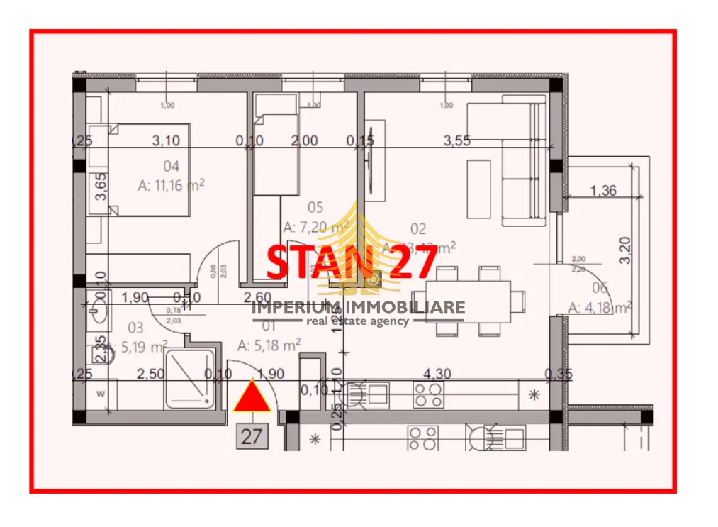 Stan na prodaju – Monvidal, Pula, 56,33 m², 2,5-sobni – fotografija 4