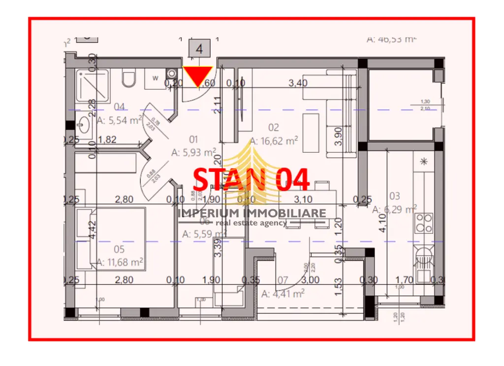 Stan na prodaju – Monvidal, Pula, 56,06 m², 2,5-sobni – fotografija 4