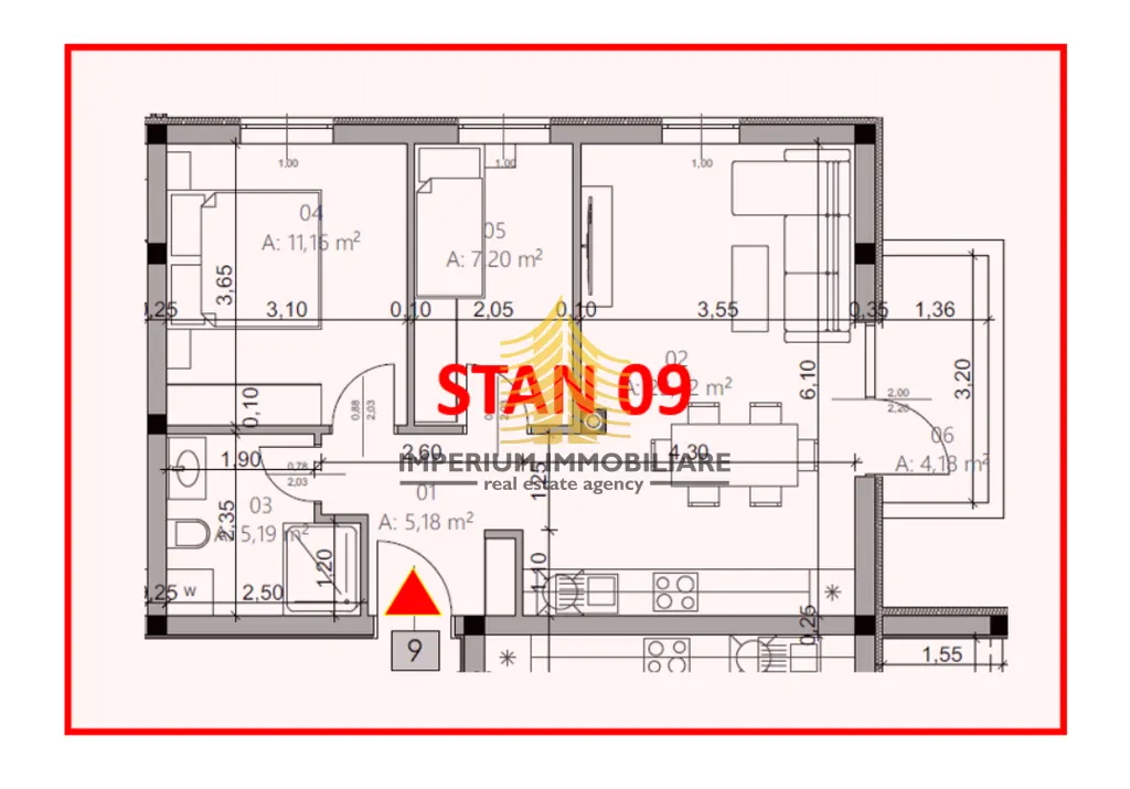 Stan na prodaju – Monvidal, Pula, 56,33 m², 2,5-sobni – fotografija 4
