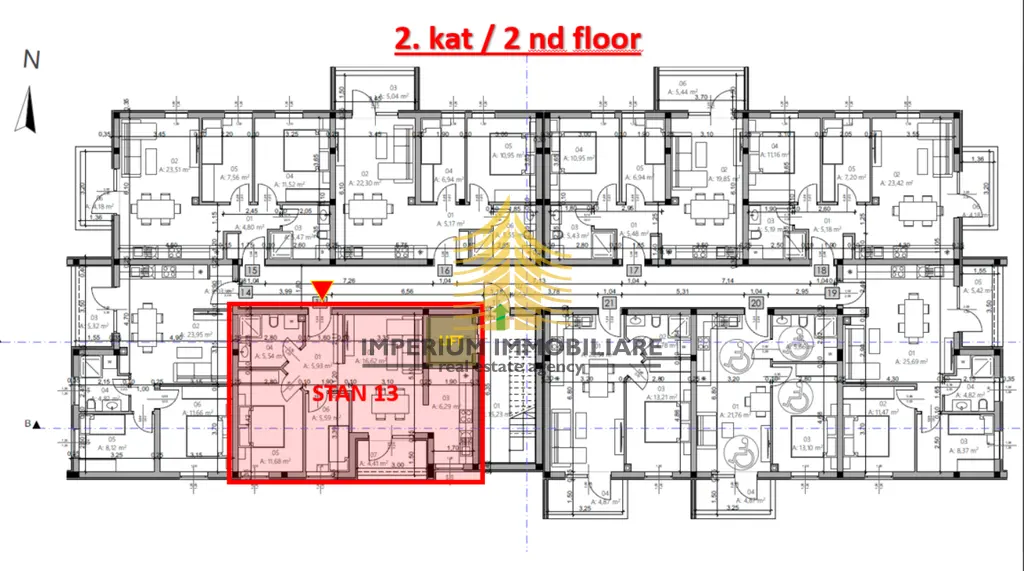 Stan na prodaju – Monvidal, Pula, 56,06 m², 2,5-sobni – fotografija 3