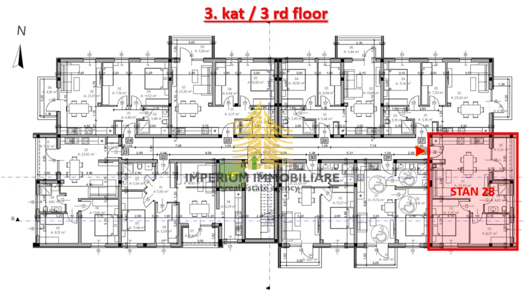 Stan na prodaju – Monvidal, Pula, 55,53 m², 2,5-sobni – fotografija 3