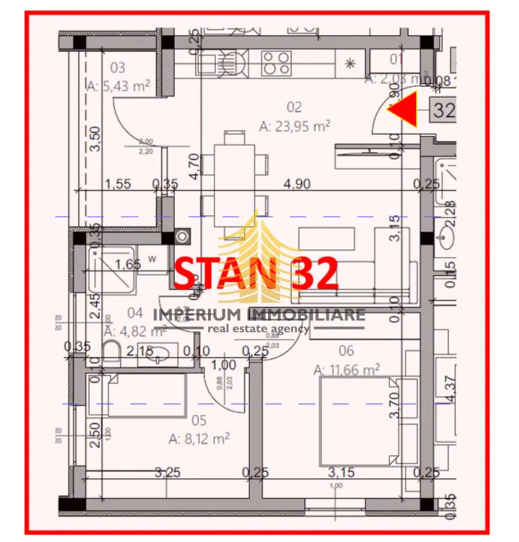 Stan na prodaju – Monvidal, Pula, 56,01 m², 2,5-sobni – fotografija 4