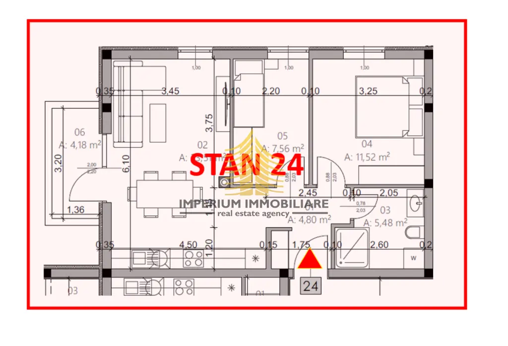 Stan na prodaju – Monvidal, Pula, 57,05 m², 2,5-sobni – fotografija 4