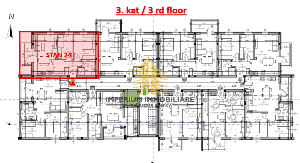 Stan na prodaju – Monvidal, Pula, 57,05 m², 2,5-sobni – fotografija 3