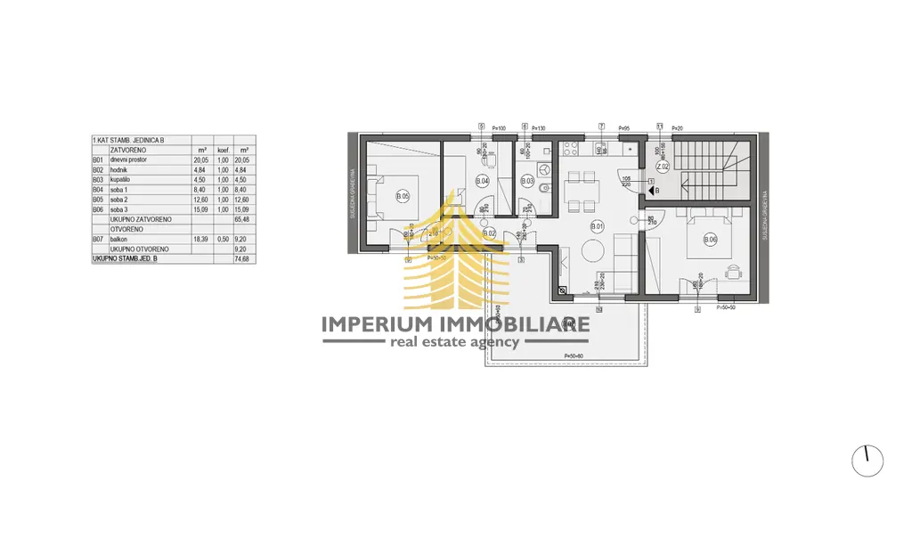 Stan na prodaju – Valmade, Pula, 74,68 m², 3,5-sobni – fotografija 4