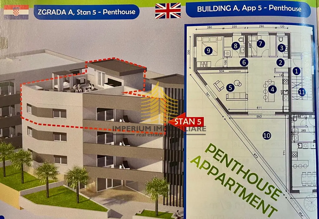 Stan na prodaju – Sukošan, 111,4 m², 2,5-sobni – fotografija 4