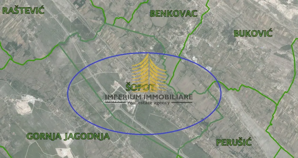 Zemljište na prodaju – Benkovac, 209000 m²