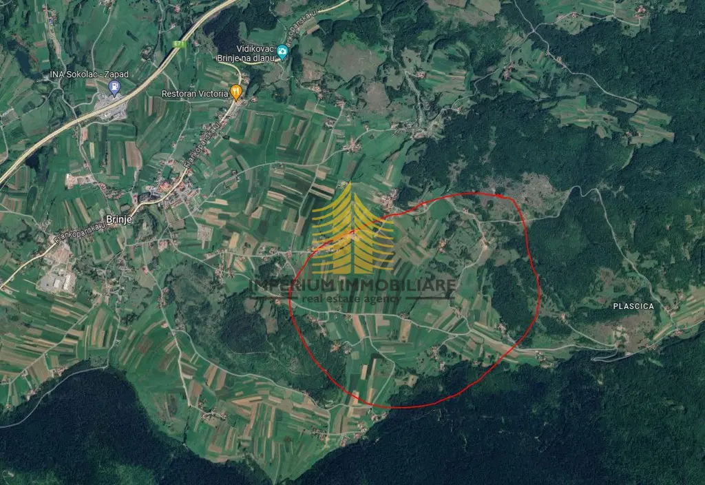 Zemljište na prodaju – Brinje, 4676 m²