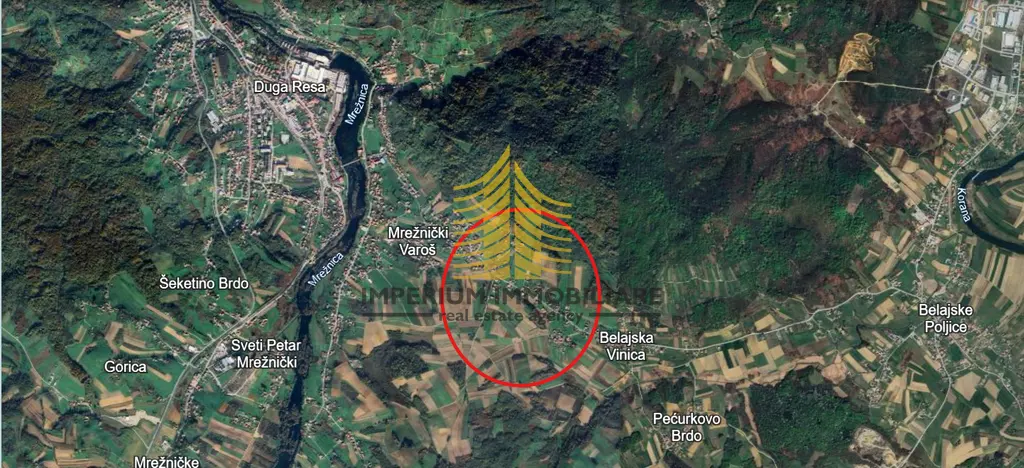 Zemljište na prodaju – Duga Resa, 5000 m²