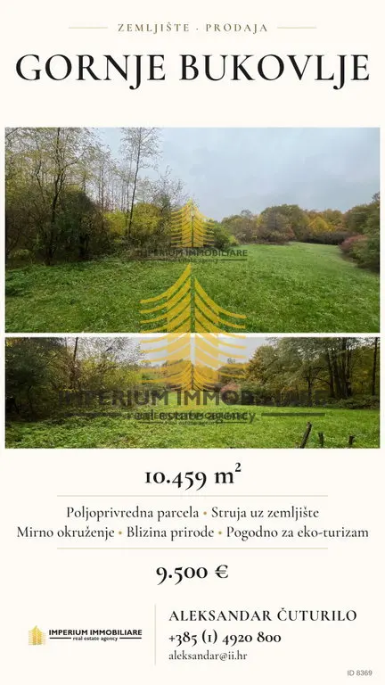 Grundstück zum Verkauf – Gornje Bukovlje, 10459 m² – Foto 5