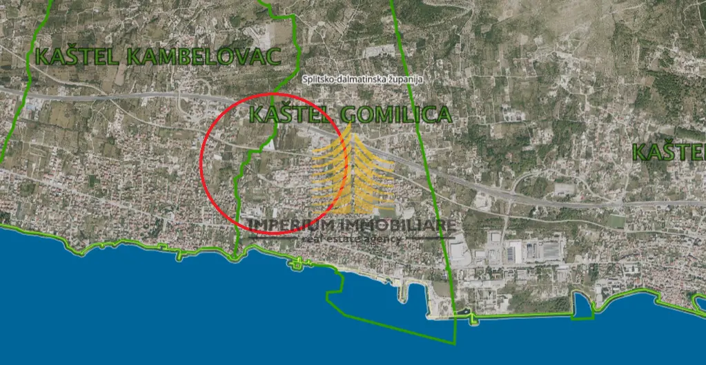Zemljište na prodaju – Kaštel Gomilica, 529 m²