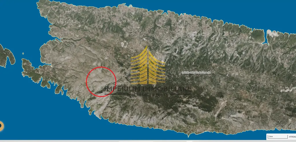 Zemljište na prodaju – Milna, 2162 m²