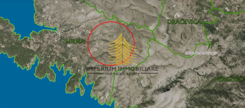 Zemljište na prodaju – Milna, 34000 m²