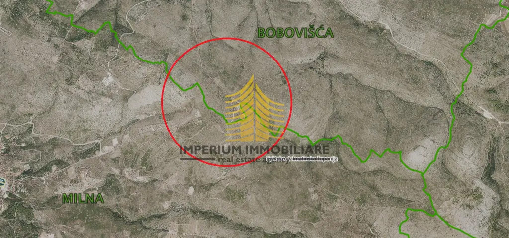 Zemljište na prodaju – Milna, 9800 m²