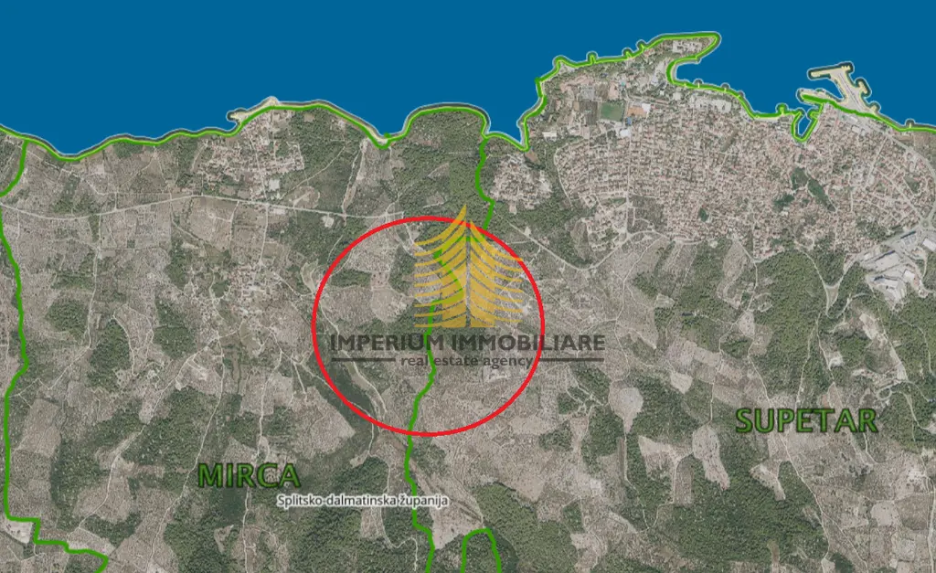 Zemljište na prodaju – Supetar, Mirca, 13775 m²