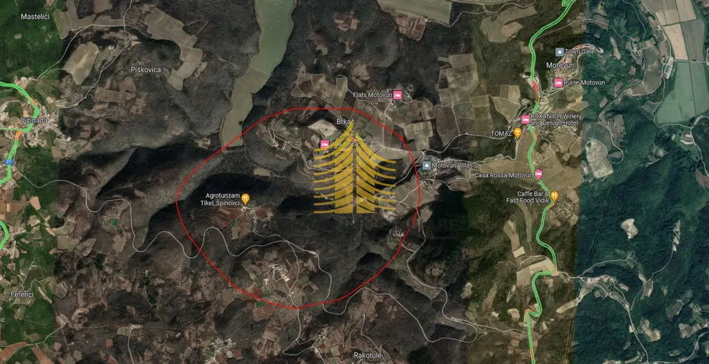 Zemljište na prodaju – Motovun, 1413 m² – fotografija 2