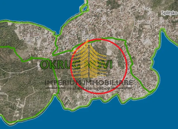 Zemljište na prodaju – Okrug Gornji, Okrug, 1846 m²
