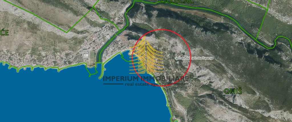 Zemljište na prodaju – Omiš, 2775 m²