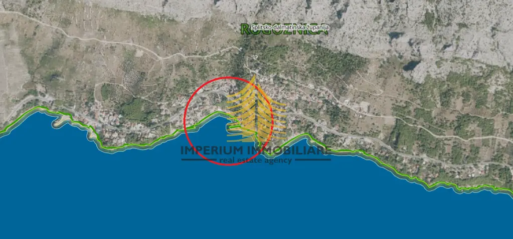 Zemljište na prodaju – Mimice, Omiš, 488 m²