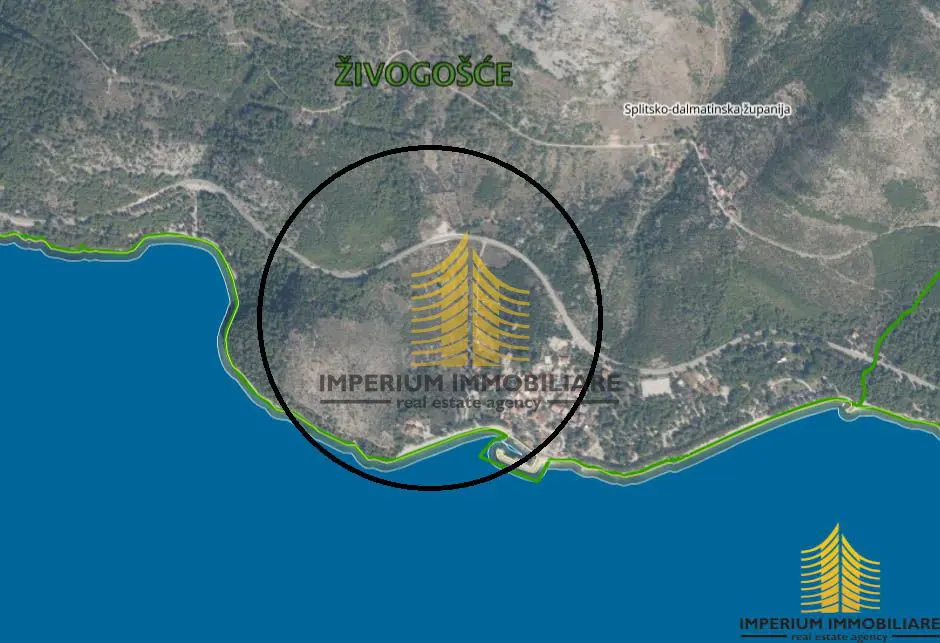 Zemljište na prodaju – Podgora, 3700 m²