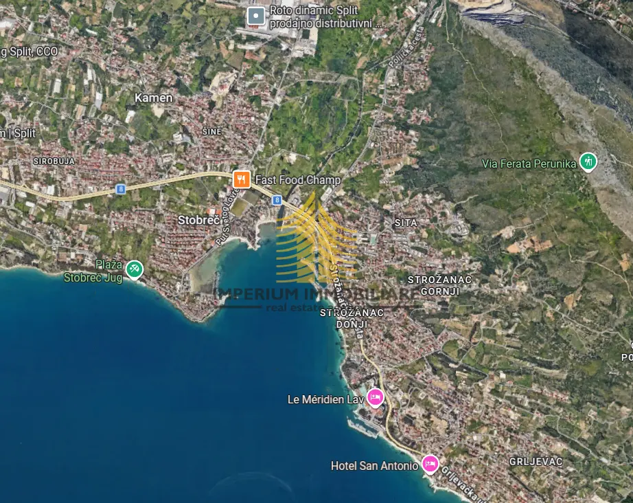 Zemljište na prodaju – Podstrana, 1100 m²