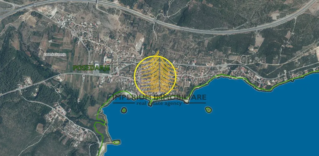 Zemljište na prodaju – Posedarje, 853 m²