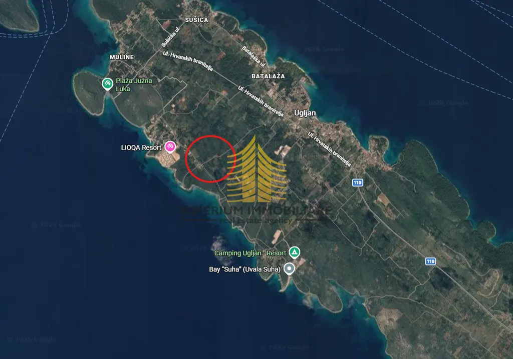 Zemljište na prodaju – Ugljan, Preko, 425 m²