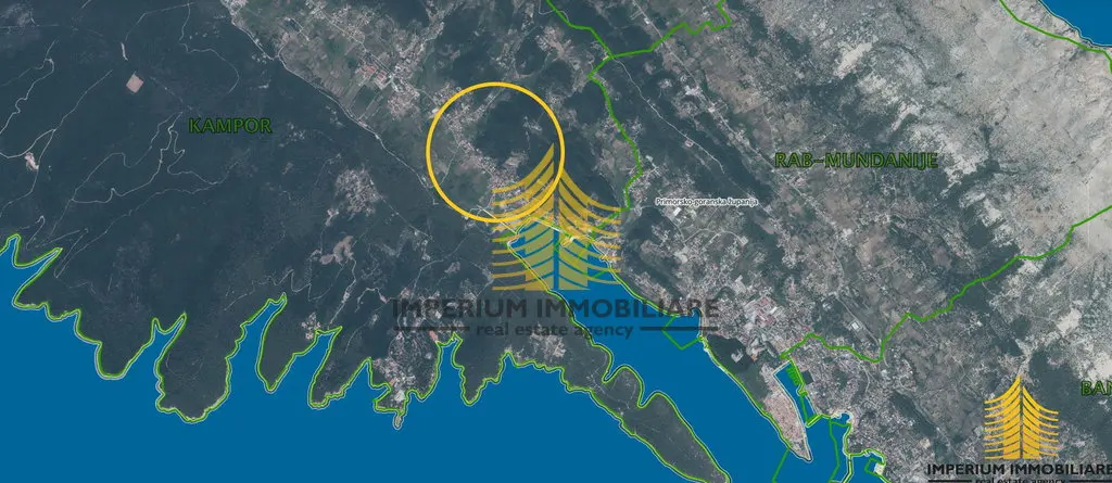 Zemljište na prodaju – Rab, 2866 m²