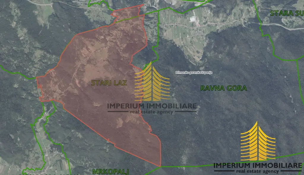 Zemljište na prodaju – Ravna Gora, 1840 m²
