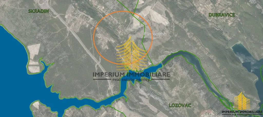 Zemljište na prodaju – Skradin, 2745 m²