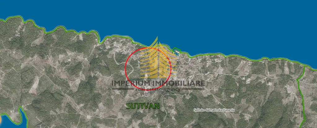 Zemljište na prodaju – Sutivan, 501 m²