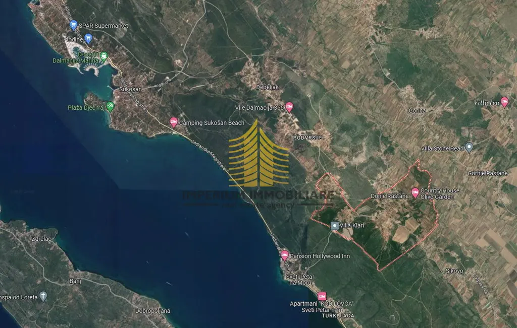 Zemljište na prodaju – Sveti Filip i Jakov, 2416 m²