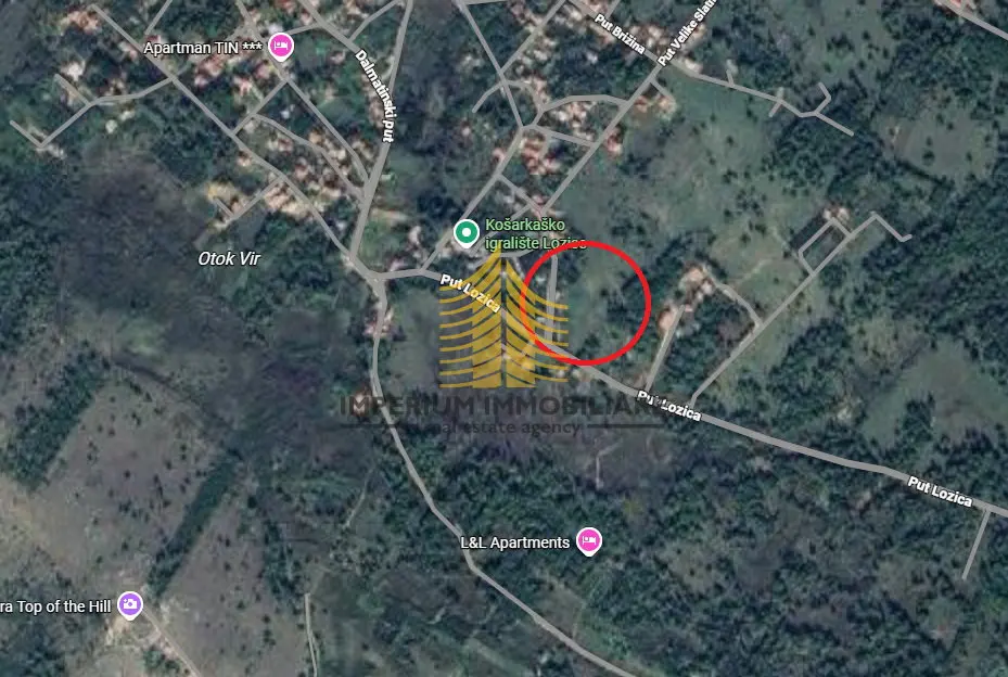 Zemljište na prodaju – Vir, 514 m²