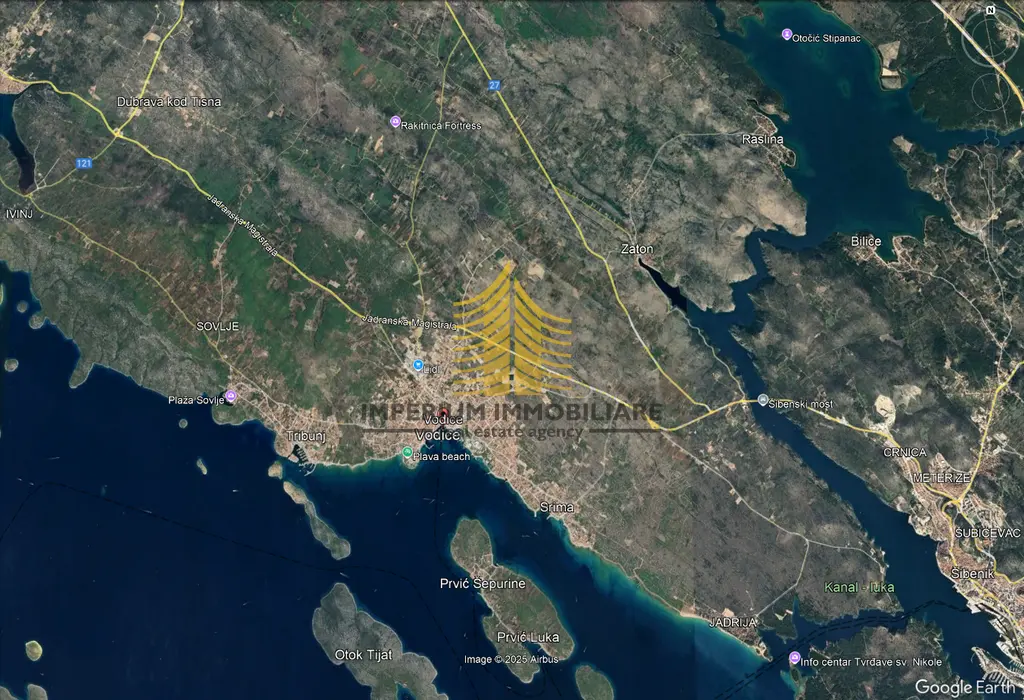 Zemljište na prodaju – Vodice, 1800 m²