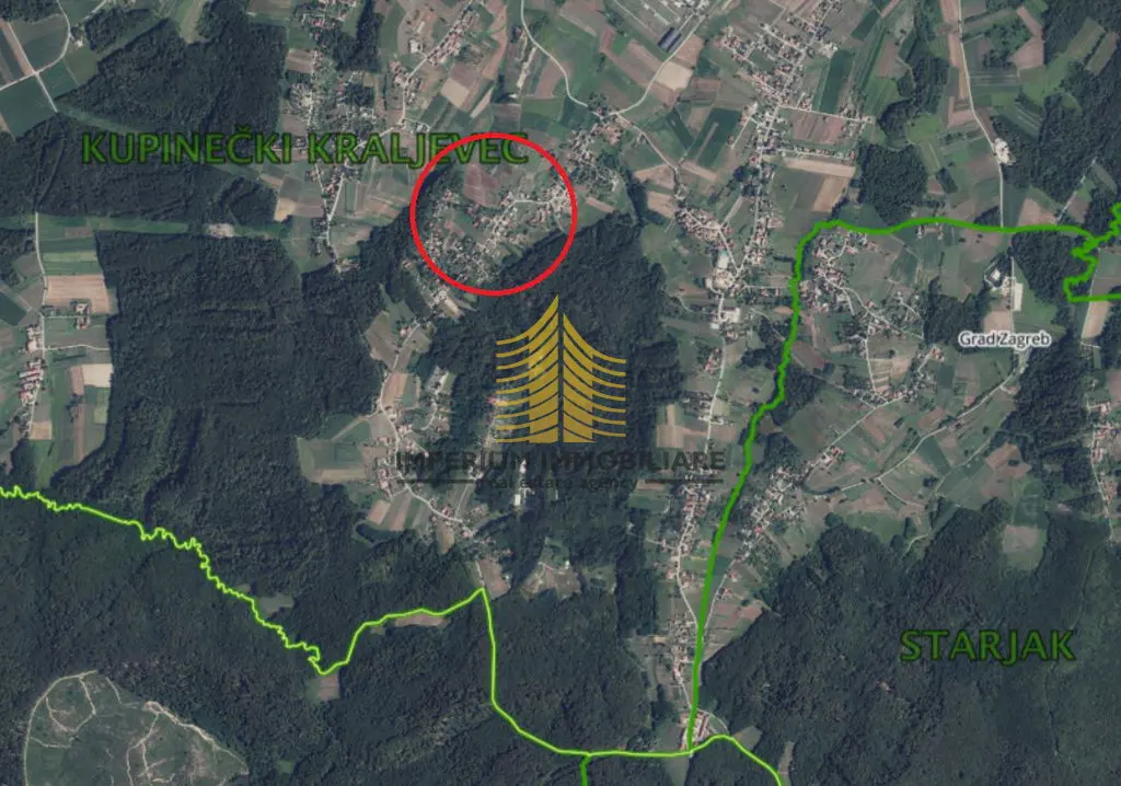 Zemljište na prodaju – Brezovica, Zagreb, 1182 m²