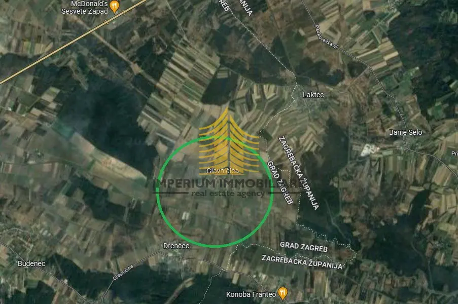Zemljište na prodaju – Glavničica, Zagreb, 7218 m²