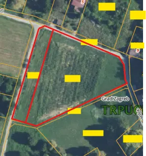 Zemljište na prodaju – Gornji Trpuci, Zagreb, 3929 m²