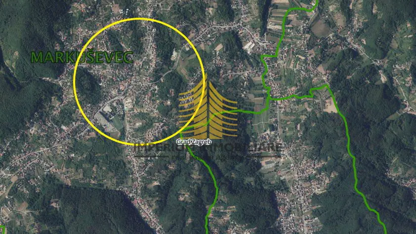 Zemljište na prodaju – Markuševec, Zagreb, 2500 m²