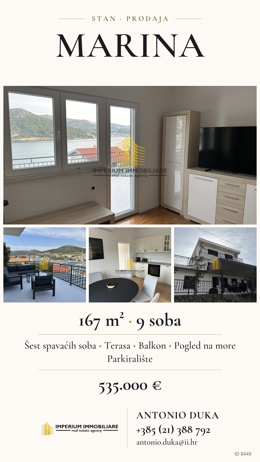 Vizualni prikaz za družbena omrežja – stanovanje, Marina, šifra 8449