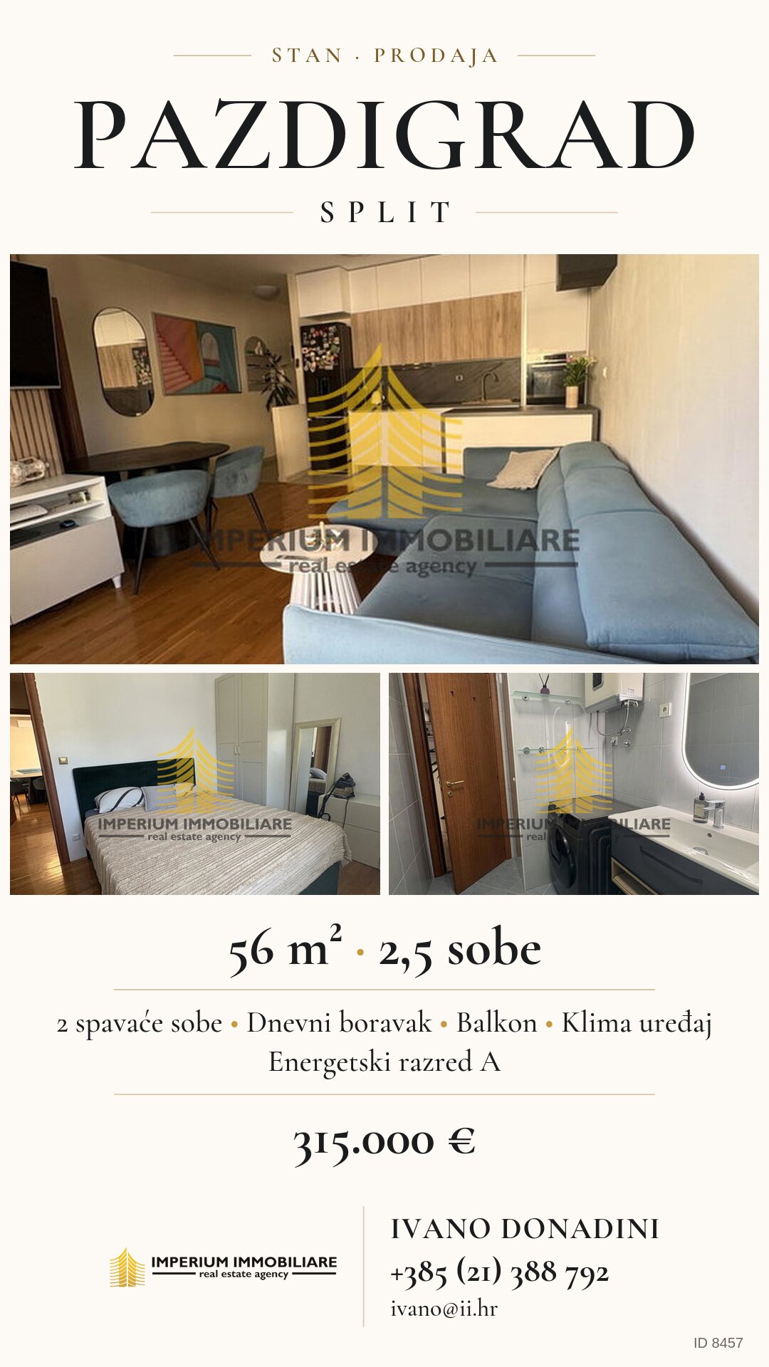Grafik für soziale Medien – Apartment, Pazdigrad, Kennung 8457